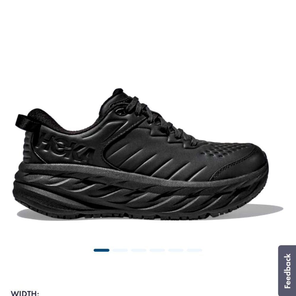Hoka’s size men’s 9 , women’s 11 . Black , new never worn ! Bondi SR